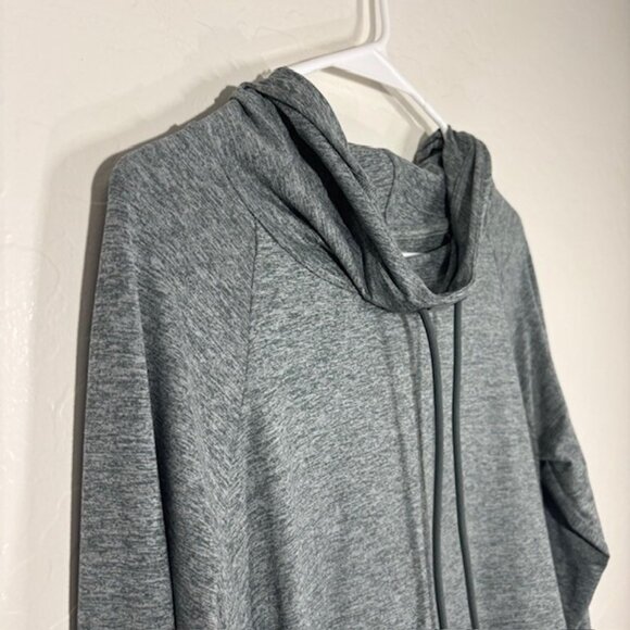 Athleta Uptempo Hoodie Womens Small Sweatshirt Pullover Heather Blue Gray - Picture 2 of 5